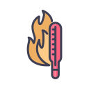 coronavirus, covid, hot, temperature, thermometer
