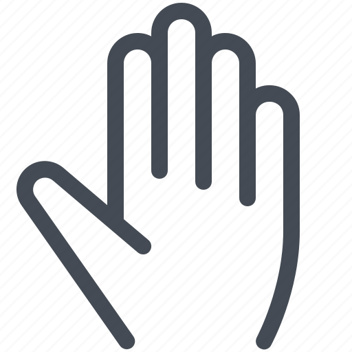 Hand, touch, hi, contact, stop, coronavirus, covid icon - Download on Iconfinder
