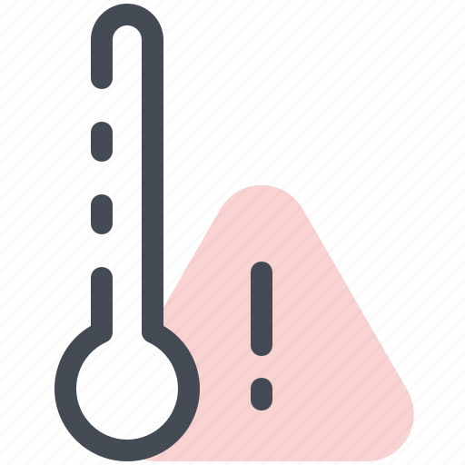 Thermometer, temperature, measure, warning, attention, coronavirus, covid icon - Download on Iconfinder