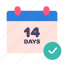 14days, calendar, coronavirus, covid, quarantine, symptoms 