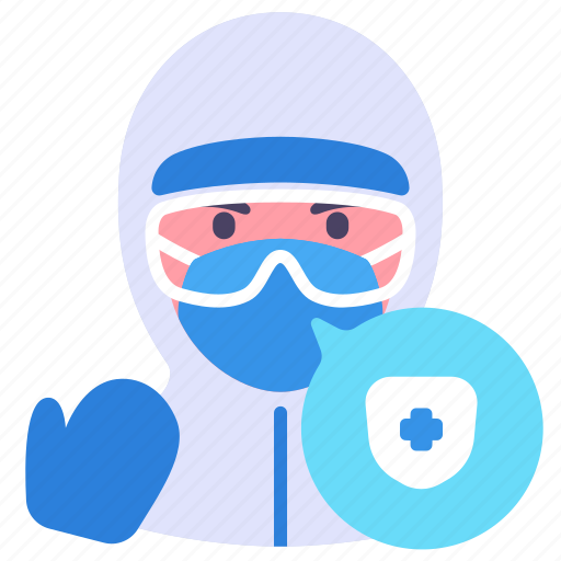 Coronavirus, doctor, medical, ppe, protect, safe, suit icon - Download on Iconfinder
