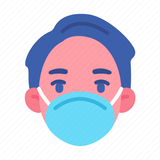 Allergy, coronavirus, covid, hygienic, mask, protect, wearing icon - Download on Iconfinder