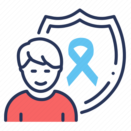 Awareness, man, prostate cancer, ribbon icon - Download on Iconfinder