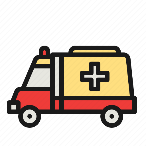 Ambulance, car, emergency, service, transport, truck, vehicle icon - Download on Iconfinder