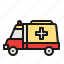 ambulance, car, emergency, service, transport, truck, vehicle 
