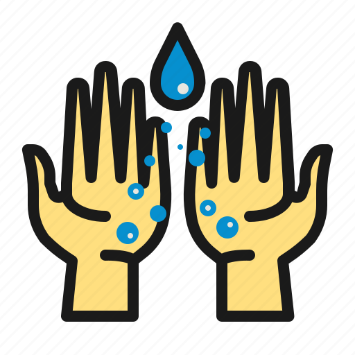 Alcohol, clean, finger, hand, keep, wash, water icon - Download on Iconfinder