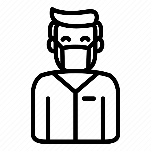 Human, man, mask, protection, virus, male, people icon - Download on Iconfinder