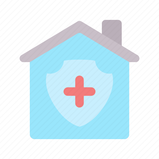Home, house, shield, safe, stay icon - Download on Iconfinder