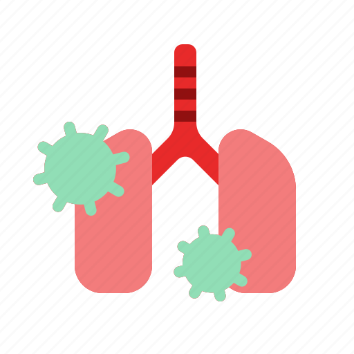 Pneumonia, lungs, virus, bacteria icon - Download on Iconfinder