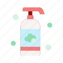 soap, hand, bubble, hygiene