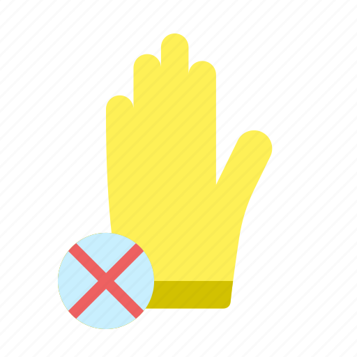 Dont touch, hand, glove, coronavirus, covid icon - Download on Iconfinder
