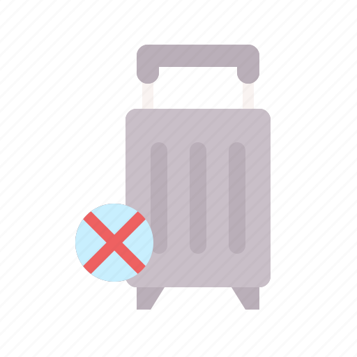 Travel, ban, forbidden, suitcase icon - Download on Iconfinder