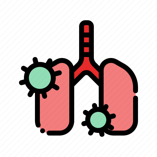 Pneumonia, bacteria, virus, infection icon - Download on Iconfinder