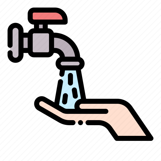 Faucet, water, hand, wash icon - Download on Iconfinder