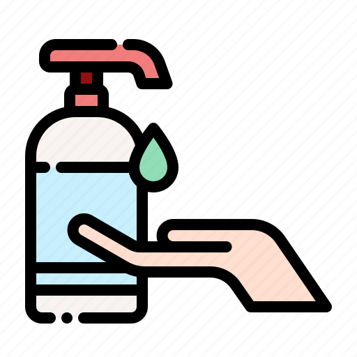 Hand, soap, hand sanitizer, hygiene icon - Download on Iconfinder