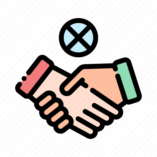 No handshake, hand, forbidden, interaction icon - Download on Iconfinder