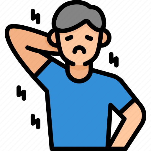Muscle pain, arm, muscle spasm, body part, injured, sick, symptom icon - Download on Iconfinder