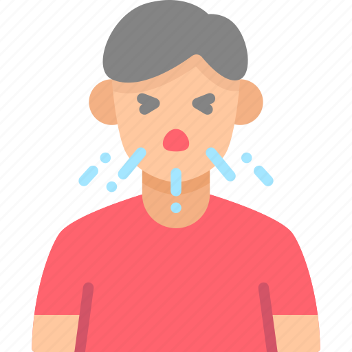 Dry cough, illness, symptom, sick, disease, cough, healthcare and medical icon - Download on Iconfinder