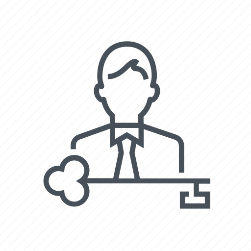 Businessman, corporate, employee, key, person, seo, solution icon - Download on Iconfinder