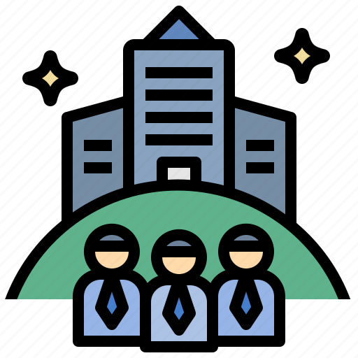 Company, organization, teamwork, office, corporate image icon - Download on Iconfinder