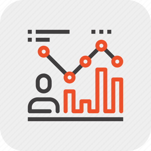 Chart, data, efficiency, management, person, productivity, statistics icon - Download on Iconfinder