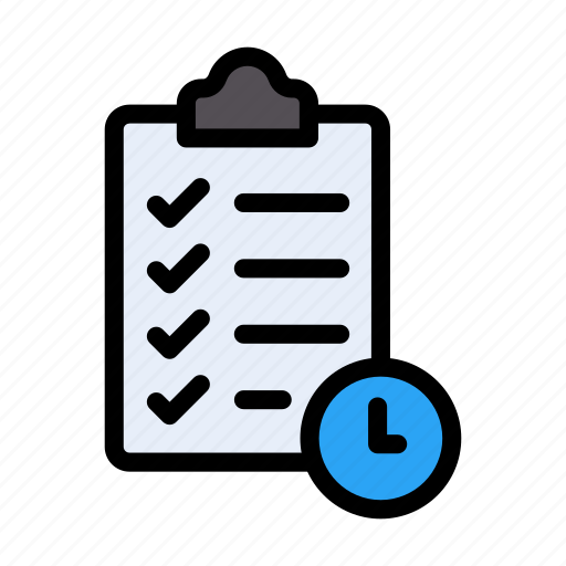 Deadline, stopwatch, checklist, tasklist, business icon - Download on Iconfinder