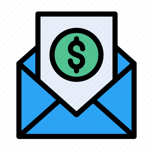 Invoice, pay, bill, email, message icon - Download on Iconfinder
