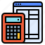 account, calculate, calculator, website 