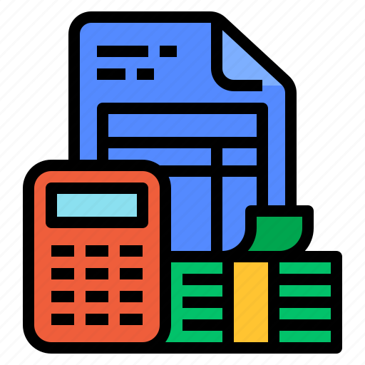 Balance, banknote, budget, calculator, sheet icon - Download on Iconfinder