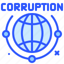 corrupted, world, lie, bribe