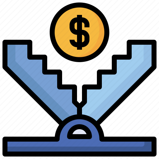 Trap, dollar, coin, bankrupt, bribery icon - Download on Iconfinder
