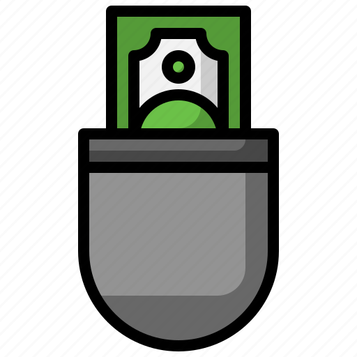 Pocket, corruption, money, bribe, illegal icon - Download on Iconfinder