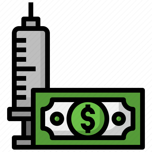 Syringe, bribery, finance, money icon - Download on Iconfinder