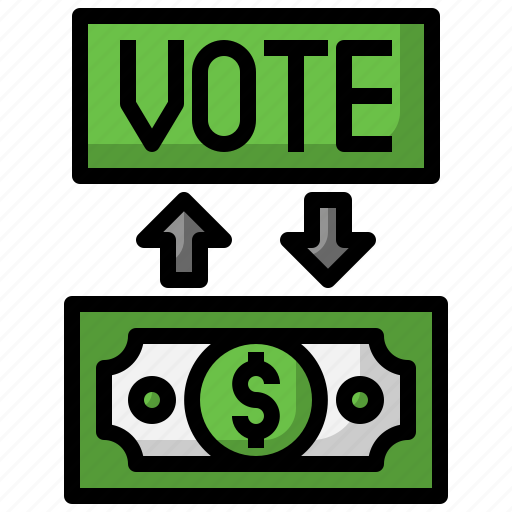 Vote, bribe, sales, money, corruption icon - Download on Iconfinder