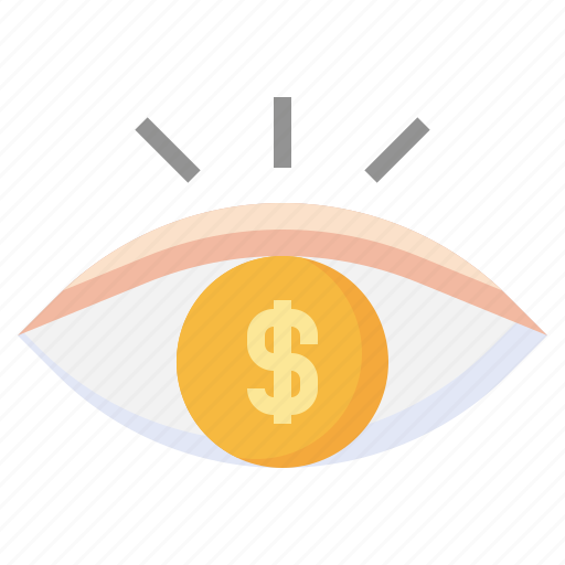 Eye, vision, money, business, finance icon - Download on Iconfinder