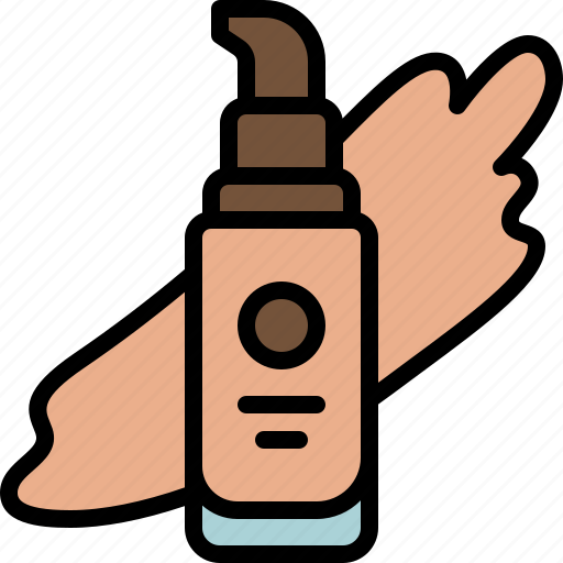Liquid, foundation, makeup, cream, base, layer, cosmetic icon - Download on Iconfinder