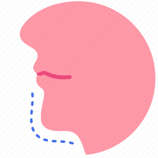 Augmentation, beauty, chin, face, plastic, surgery icon - Download on Iconfinder