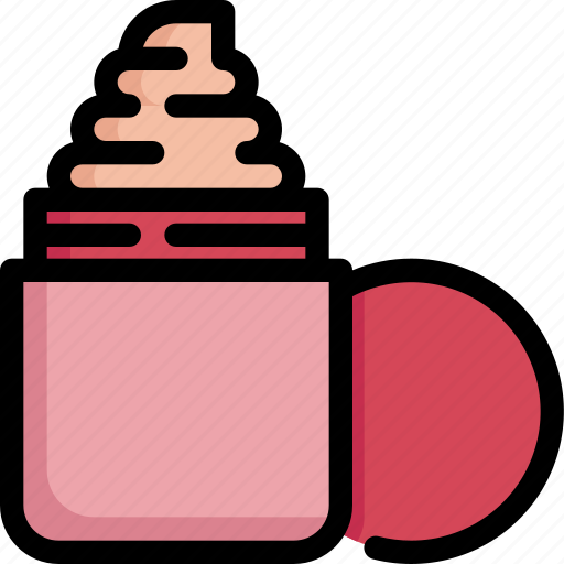 Beauty, cone, cosmetics, cream, hair, lotion, makeup icon - Download on Iconfinder