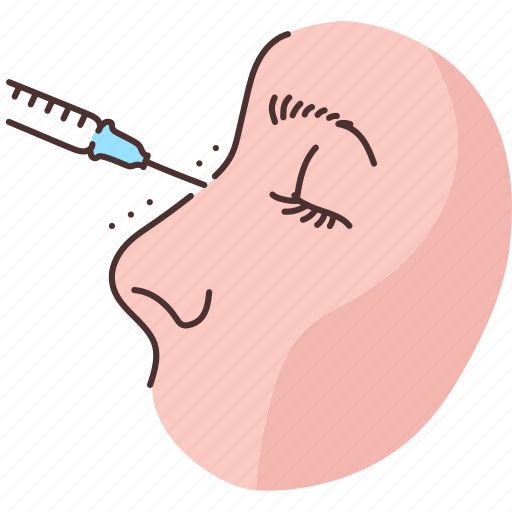 Nose, correction, filler, injection icon - Download on Iconfinder