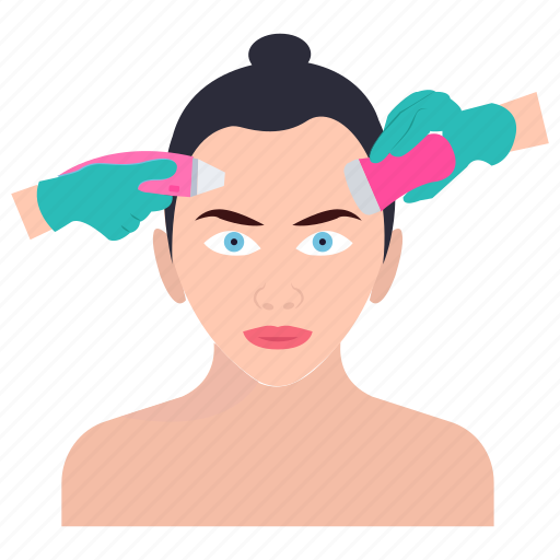 Cosmetic surgery, facial, laser treatment, permanent hair removal, salon services icon - Download on Iconfinder