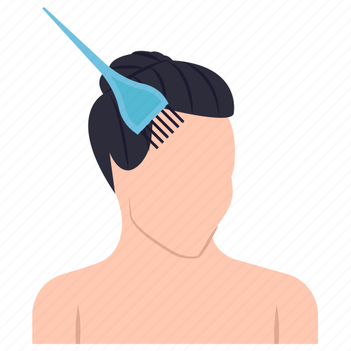Hair color, hair dye, hair pigmentation, salon services, self grooming, spa and beauty icon - Download on Iconfinder