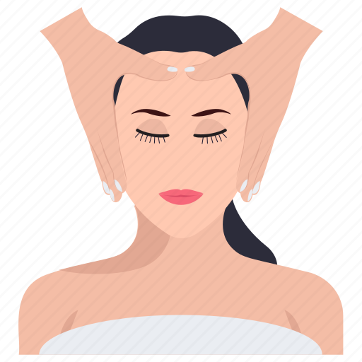 Beauty treatment, face cleansing, face massage, facial, salon services, spa icon - Download on Iconfinder