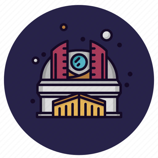Observatory, astronomy, planetarium, research, science, space, telescope icon - Download on Iconfinder
