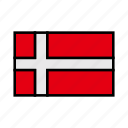 country, danemark, danish, europe, flag, flags, scandinavia