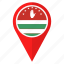 abkhazia, flag, learn, country, location, navigation, pin 