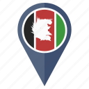 afghanistan, flag, pin, country, location, nation, navigation