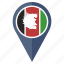 afghanistan, flag, pin, country, location, nation, navigation 