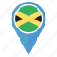 flag, jamaica, pin, country, nation, navigation, usain bolt 