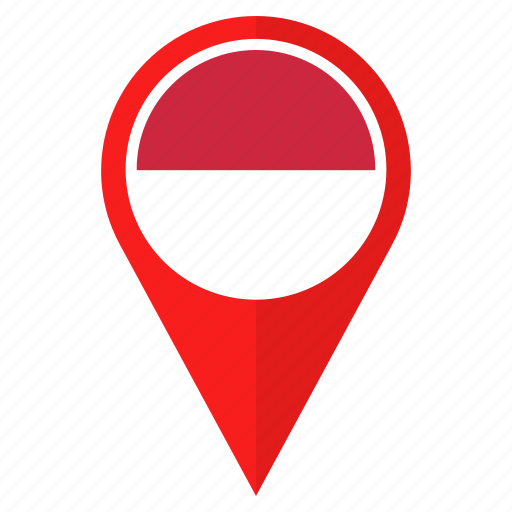Flag, monaco, country, location, nation, navigation, pin icon - Download on Iconfinder