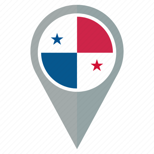 Flag, panama, country, location, nation, navigation, pin icon - Download on Iconfinder